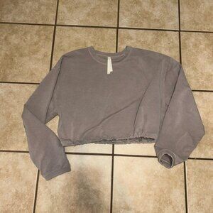 Aritzia The Group By Babaton Region Sweatshirt Cinchable Crew Neck Crop size M